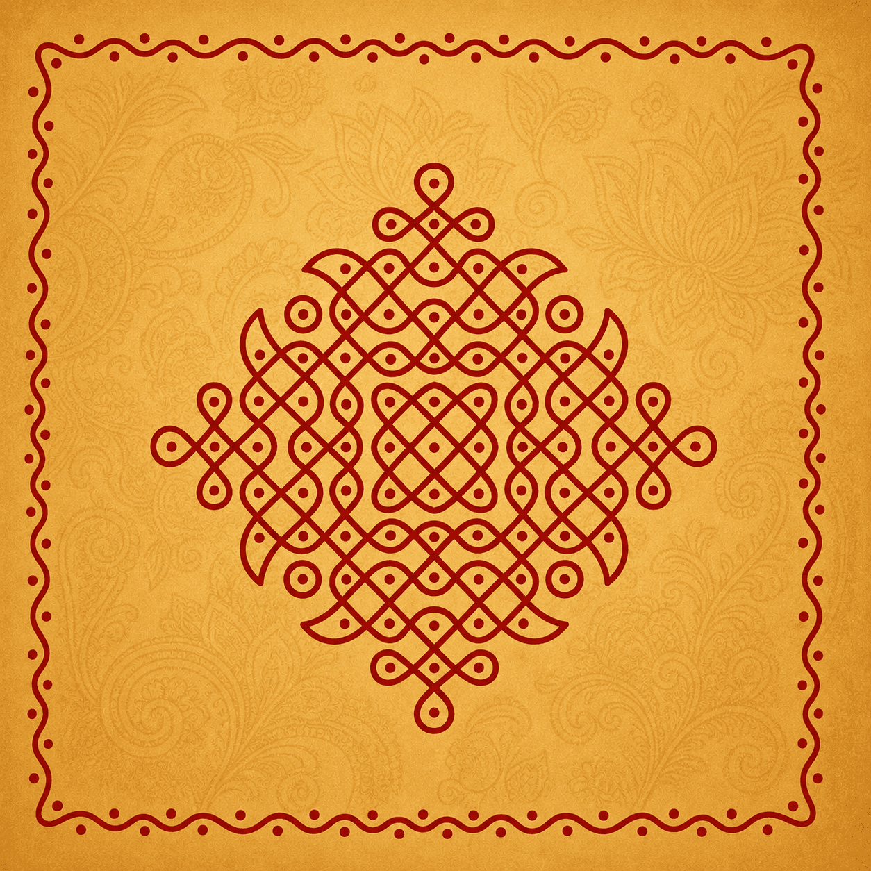 Kolam pattern